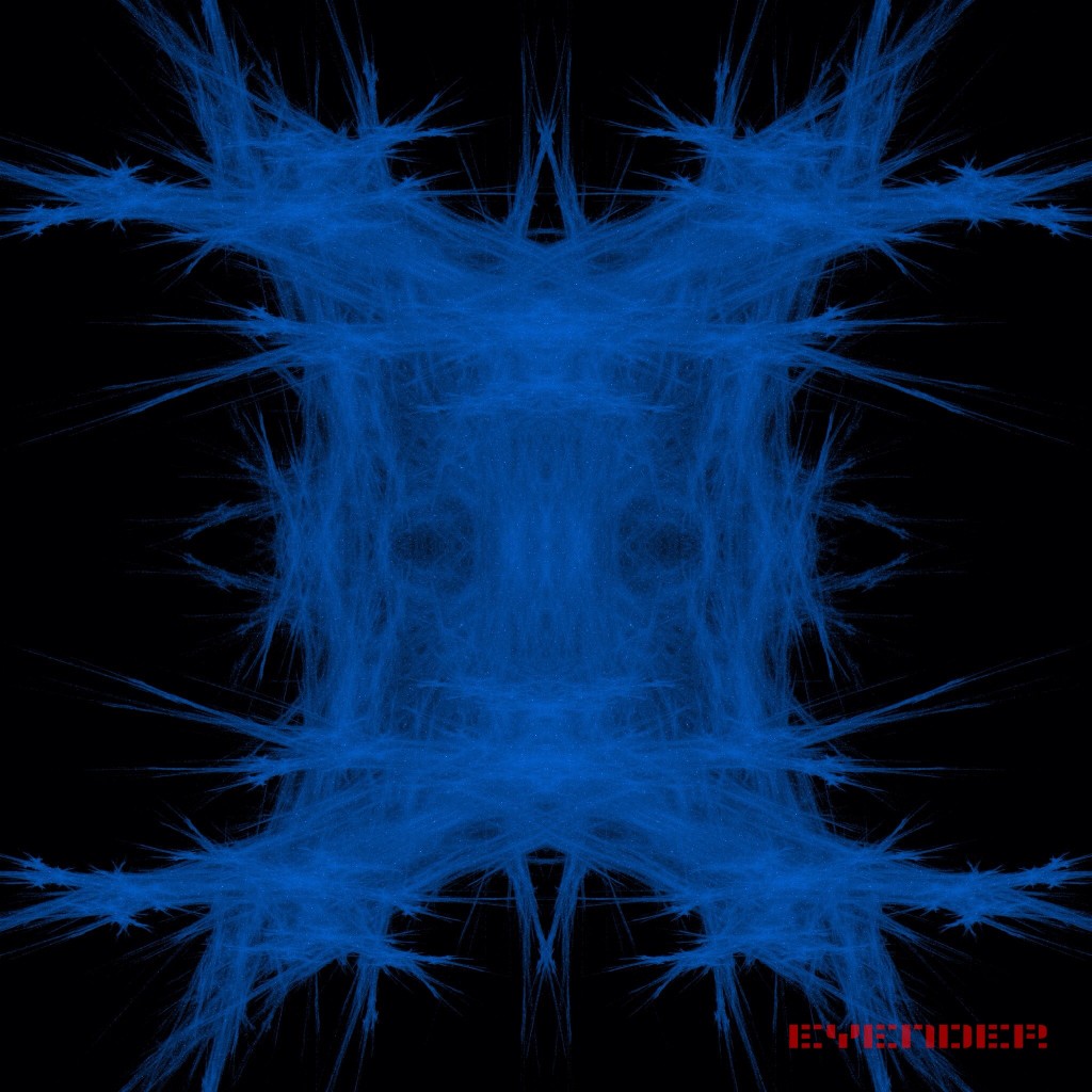 Fractal Art by eYenDer 074 1024x1024 - Fractal Art 74 – Blue Ice Man